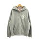 ����š�Supreme S Logo Zip Up Hooded Sweatshirt XL ���졼 ����ץ꡼���O��¼��