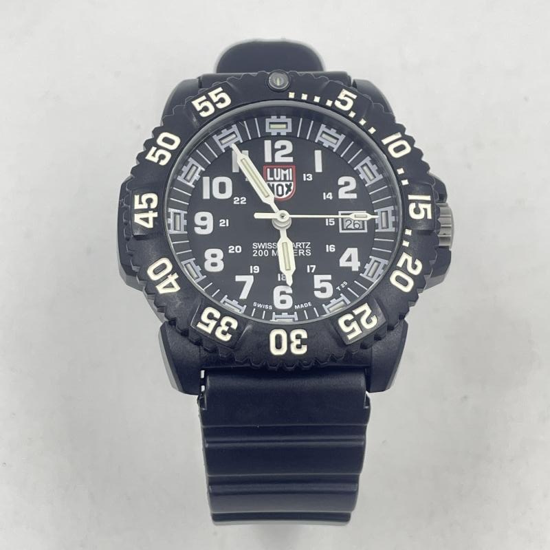 中古】LUMINOX NAVY SEALS 3050/3950 ホワイト文字盤 ルミノックス【O