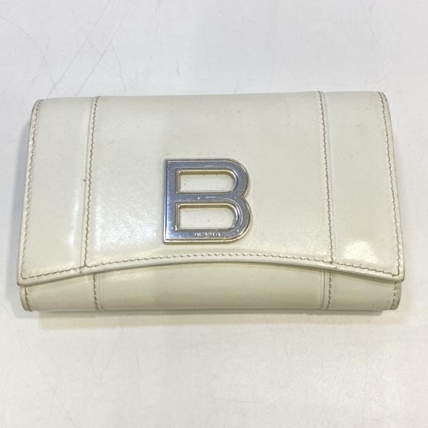 ����š�BALENCIAGA Hourglass Medium Wallet �ۥ磻�� 600211.900.V.568148 ������ �Х�󥷥�����O������