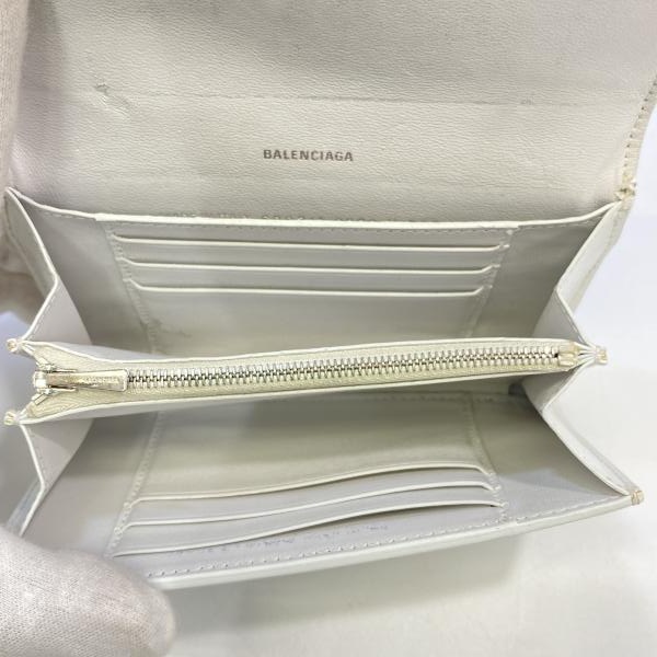 ����š�BALENCIAGA Hourglass Medium Wallet �ۥ磻�� 600211.900.V.568148 ������ �Х�󥷥�����O������