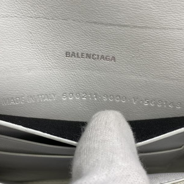 ����š�BALENCIAGA Hourglass Medium Wallet �ۥ磻�� 600211.900.V.568148 ������ �Х�󥷥�����O������