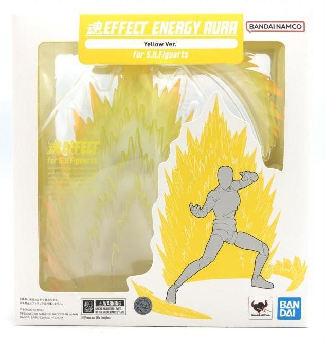 中古】[未開封]魂EFFECT ENERGY AURA Yellow Ver. for S.H.Figuarts【O