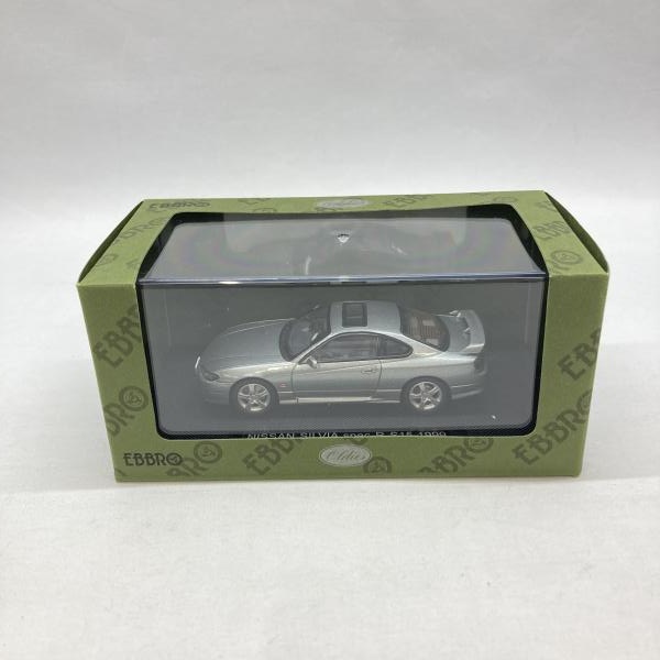 中古】エブロ 1/43 ニッサン シルビア スペックR S15 1999 シルバー
