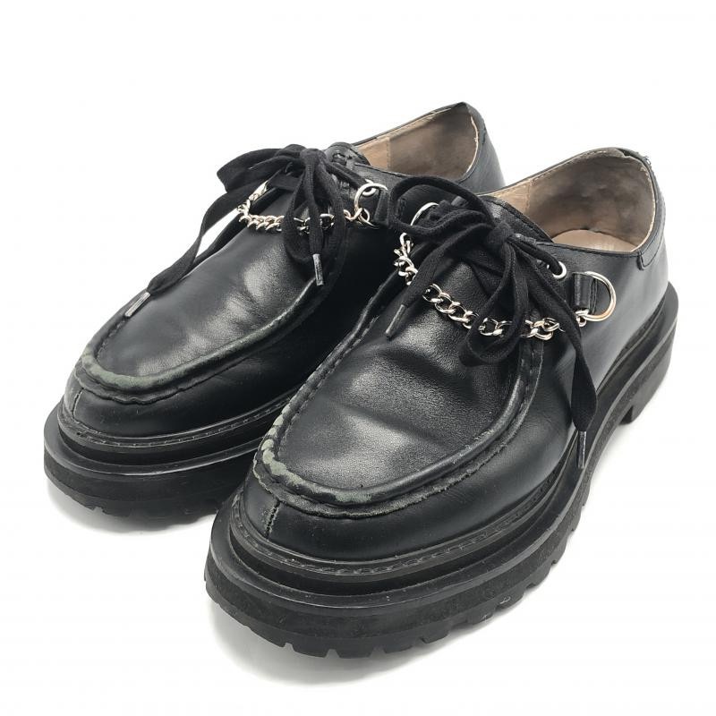 贅沢品 中古】DAIRIKU Alan Chain Leather Shoes 26 ブラック ダイリク 靴