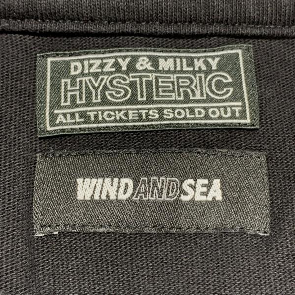 šHYSTERIC GLAMOUR  WIND AND SEA ȾµT XL ֥å WDS-C-HYS-24-Q2-11OŹ