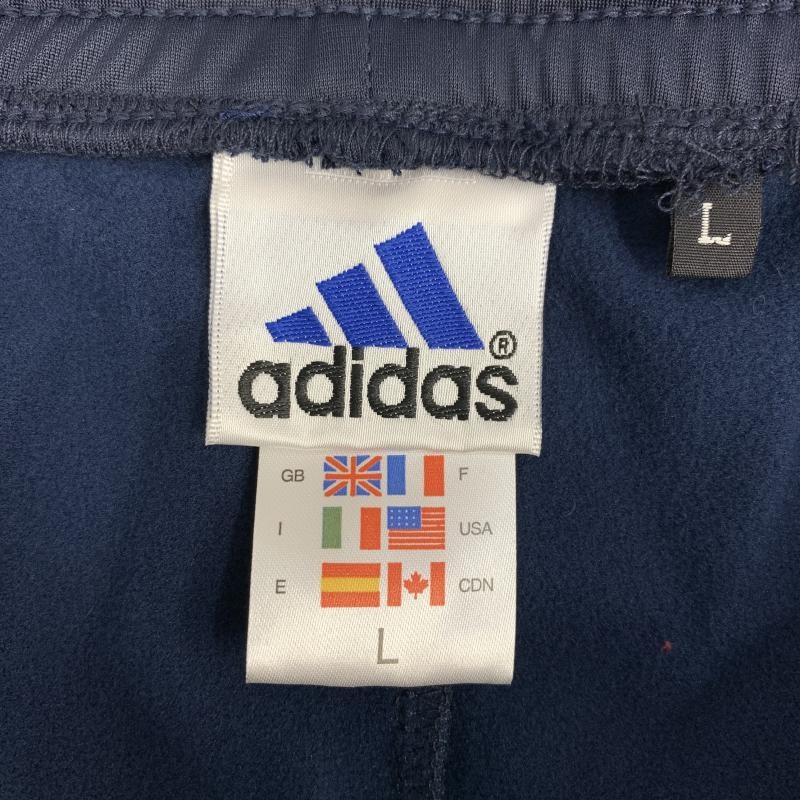 ����š�OLD adidas ��������� �ȥ�å��ѥ�� L �ͥ��ӡ��ߥۥ磻�� ���ǥ�������O��¼��