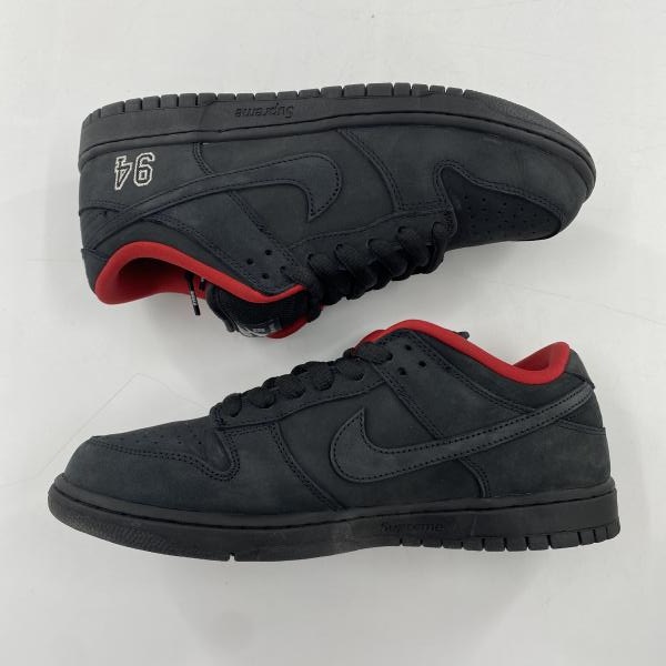 ����š�Supreme �� NIKE SB DUNK ���ˡ����� 27.5cm HQ8487-001 �֥�å� ��å� ����ץ꡼�� �ʥ�����OȾ�ġ�