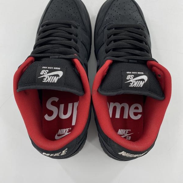 ����š�Supreme �� NIKE SB DUNK ���ˡ����� 27.5cm HQ8487-001 �֥�å� ��å� ����ץ꡼�� �ʥ�����OȾ�ġ�