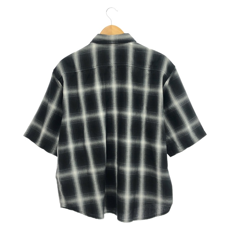 ����š�XLARGE OLD ENGLISH S/S PLAID SHIRT ����� M 101242014006 �֥�å� �������ȥ�顼����OȾ��Ź��