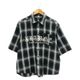 ����š�XLARGE OLD ENGLISH S/S PLAID SHIRT ����� M 101242014006 �֥�å� �������ȥ�顼����OȾ��Ź��