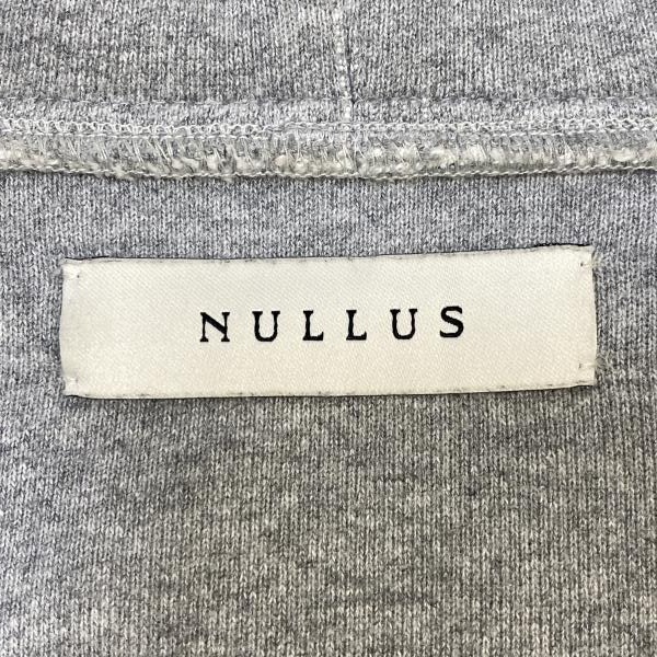 ����š�NULLUS 24SS �ޥ������å� ���֥른�å� �ա��ǥ��� ���졼 size 2 NUSS24HOO001-GRY �̥륹��O������