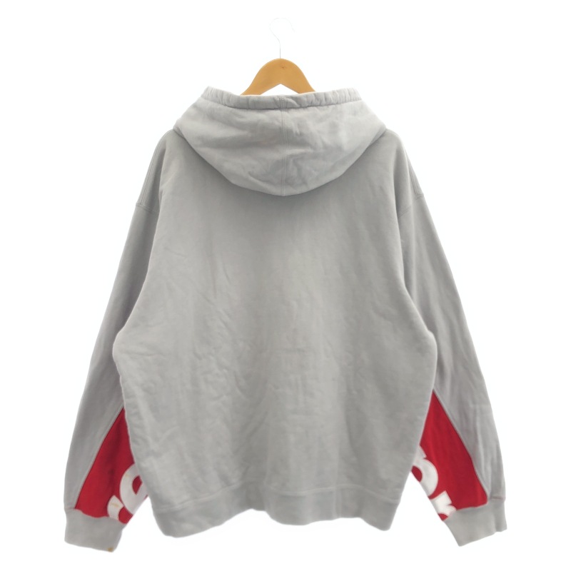 ����š�Supreme Cropped Panels Hooded Sweatshirt ���졼 XL ����ץ꡼���O��¼��