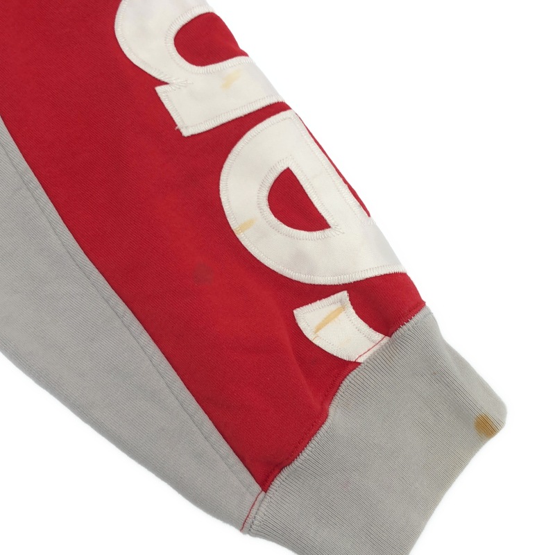 ����š�Supreme Cropped Panels Hooded Sweatshirt ���졼 XL ����ץ꡼���O��¼��