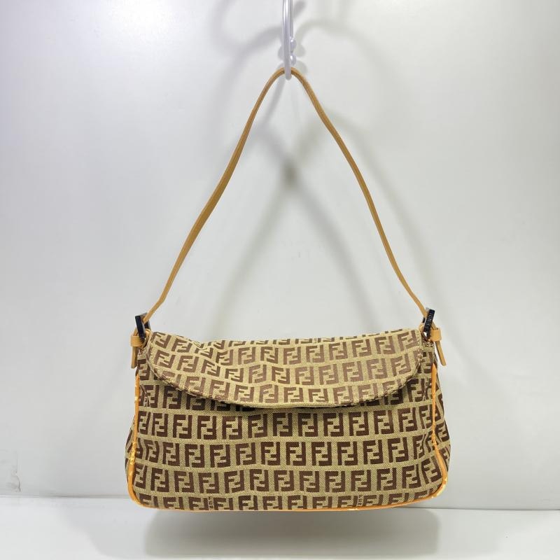 中古】FENDI ズッキーノ アクセサリーポーチ ※パイピング傷み