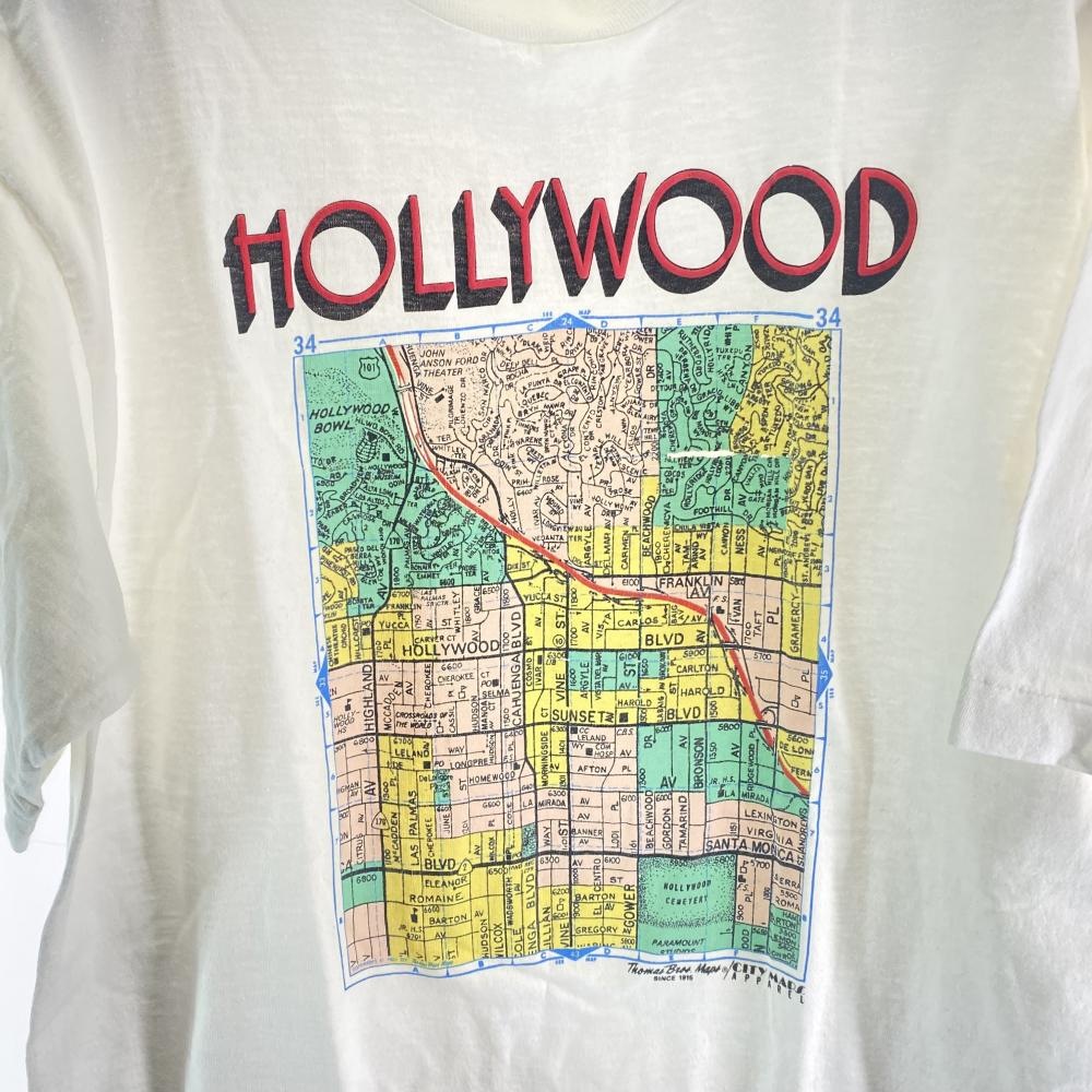 ����š�70s��80s ANVIL ������ HOLLYWOOD �ץ���T����� ������XL USA�� �ۥ磻�ȡ�O˭�ġ�