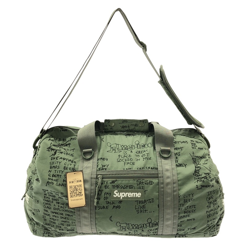 中古】SUPREME 23SS Field Duffle Bag Olive Gonz ダッフルバッグ
