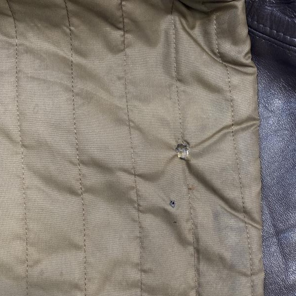 ����š�60��70s GENUINE LEATHER GARMENT ���󥰥�쥶���饤���������㥱�å� �֥饦�� ������M������O������