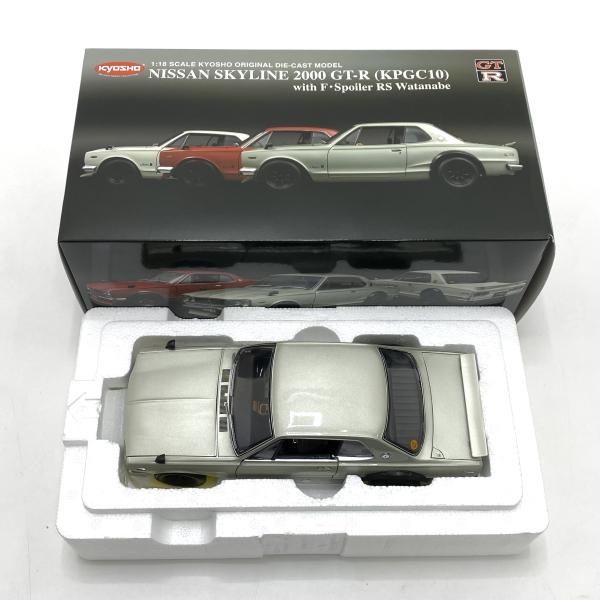 ����šۡڳ�����1/18 NISSAN SKYLINE 2000 GT-R (KPGC10) with F���ݥ��顼/RS�勵�ʥ�(Silver) [08128S]��O��ë��
