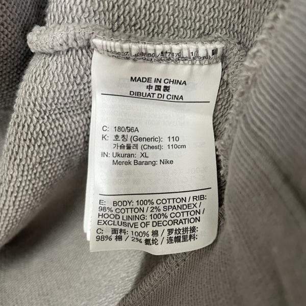 ����š�NIKE AIR JDN IFC HOODIE SL ENIGMA STONE ������XL ���졼 DV6996-016 �ʥ�����O���ġ�