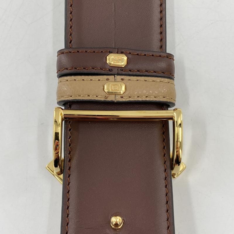 ����š�FENDI FF��������ɥ�С����֥�٥�� 8C0736 �����ե쥶�� �֥饦�� �ե���ǥ���OȾ�ġ�
