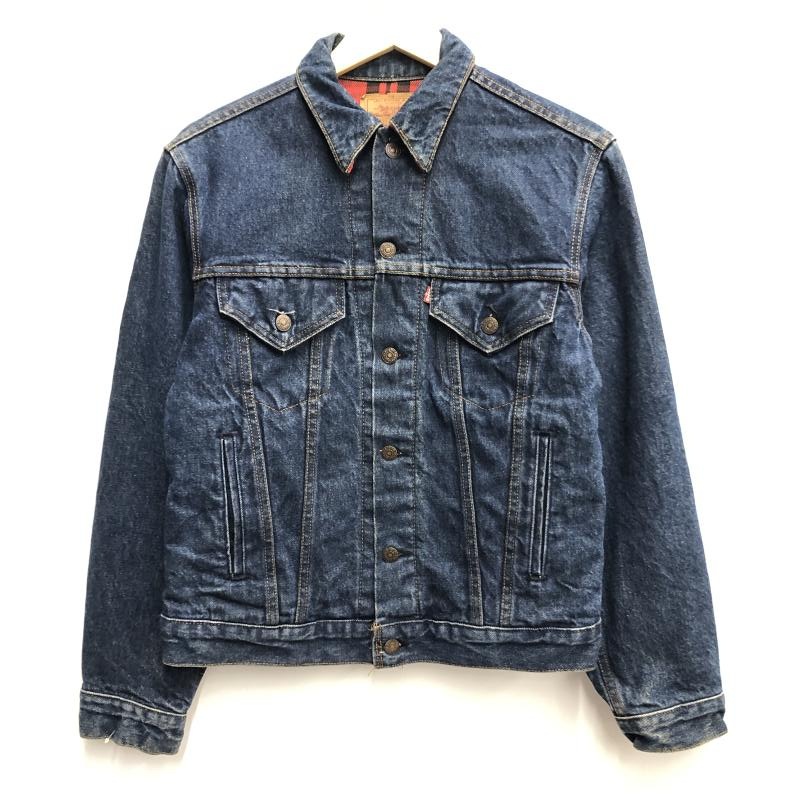 中古】80s LEVI'S フランネルライニングデニムジャケット サイズS