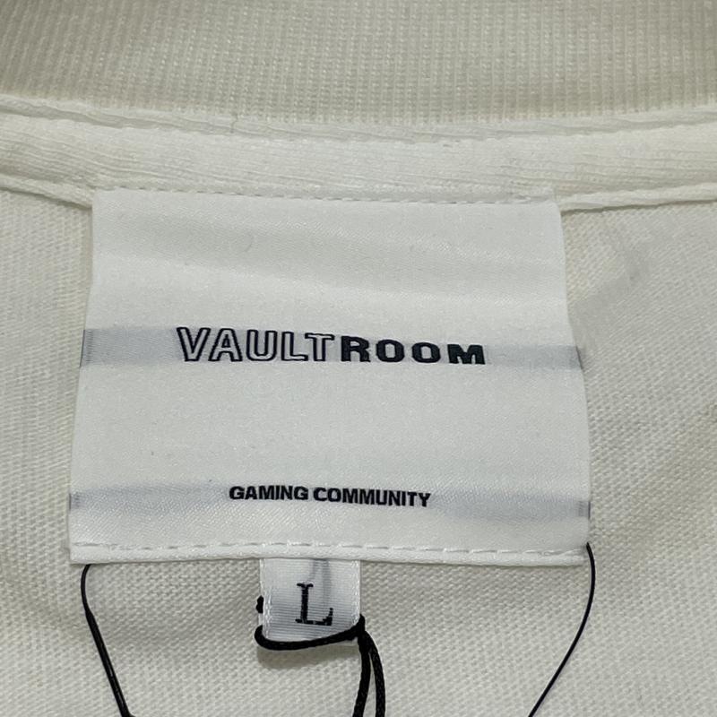 ����š�VAULTROOM LAPKARU CARTOOM TEE ������L �ۥ磻�� �ܥ�ȥ롼�� ��ץ��� �����ȥ����� �ƥ�����O���ܡ�
