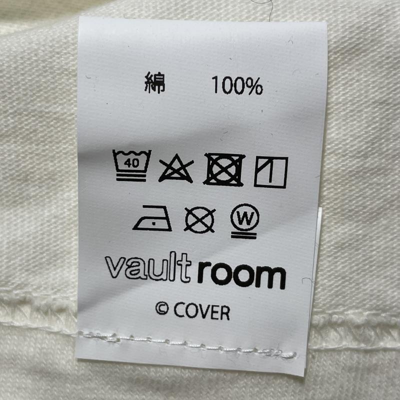 ����š�VAULTROOM LAPKARU CARTOOM TEE ������L �ۥ磻�� �ܥ�ȥ롼�� ��ץ��� �����ȥ����� �ƥ�����O���ܡ�