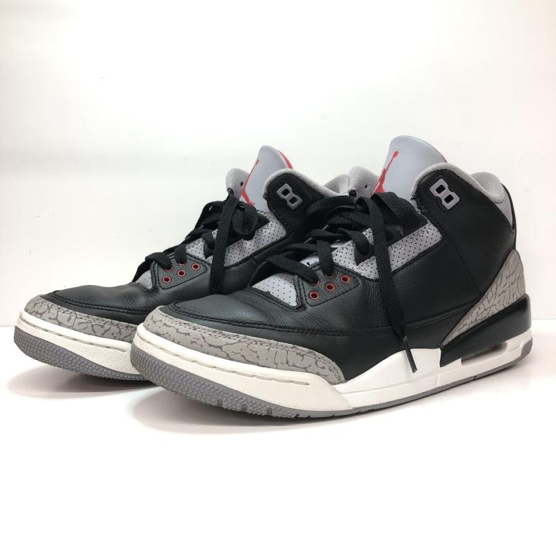 šNIKE AIR JORDAN 3 Retro Black Cement (2024) 27cm DN3707-010OΩŹ