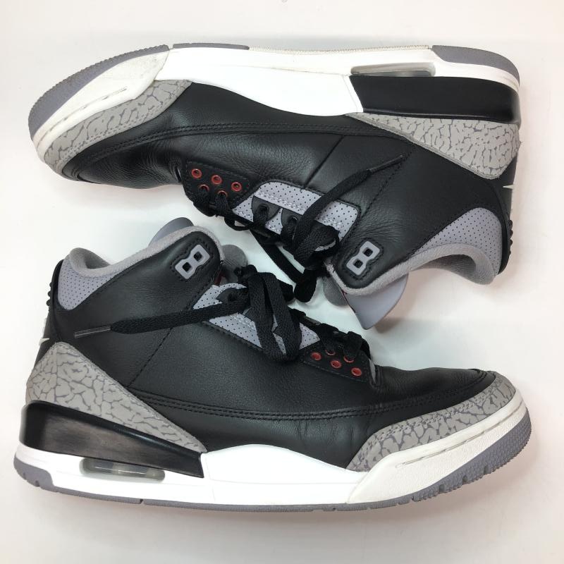 šNIKE AIR JORDAN 3 Retro Black Cement (2024) 27cm DN3707-010OΩŹ