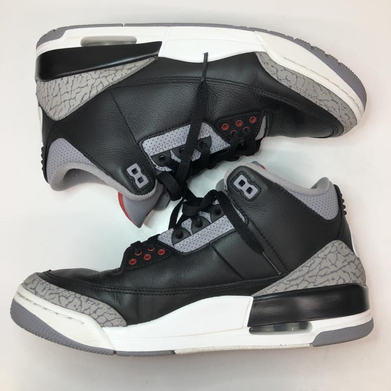 šNIKE AIR JORDAN 3 Retro Black Cement (2024) 27cm DN3707-010OΩŹ