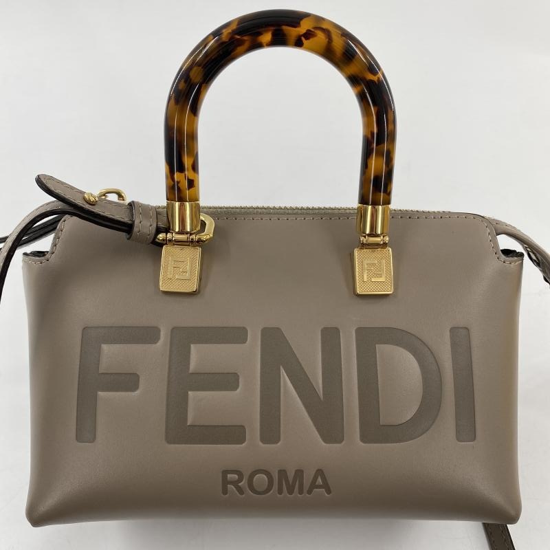 ����š�FENDI �Х��������� �ߥ� 8BS067 ABVL �����ե쥶�� �֥饦�� �ե���ǥ���OȾ�ġ�
