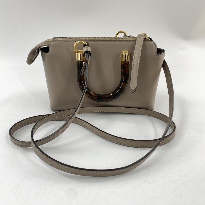 ����š�FENDI �Х��������� �ߥ� 8BS067 ABVL �����ե쥶�� �֥饦�� �ե���ǥ���OȾ�ġ�