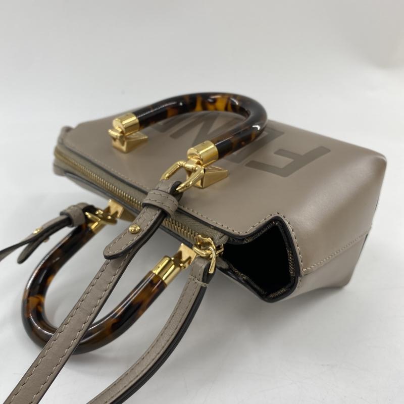 ����š�FENDI �Х��������� �ߥ� 8BS067 ABVL �����ե쥶�� �֥饦�� �ե���ǥ���OȾ�ġ�