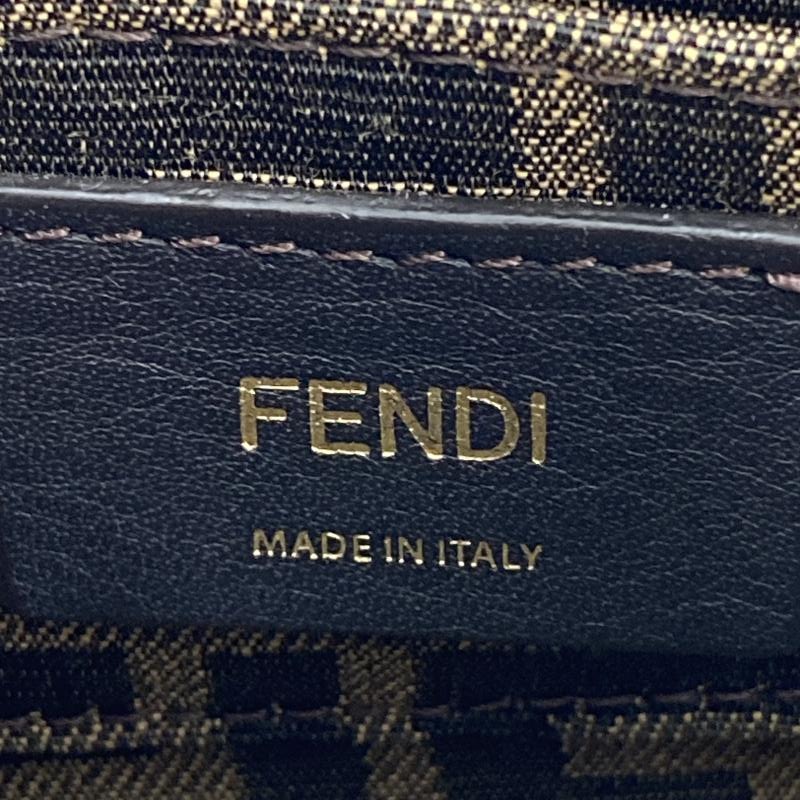 ����š�FENDI �Х��������� �ߥ� 8BS067 ABVL �����ե쥶�� �֥饦�� �ե���ǥ���OȾ�ġ�