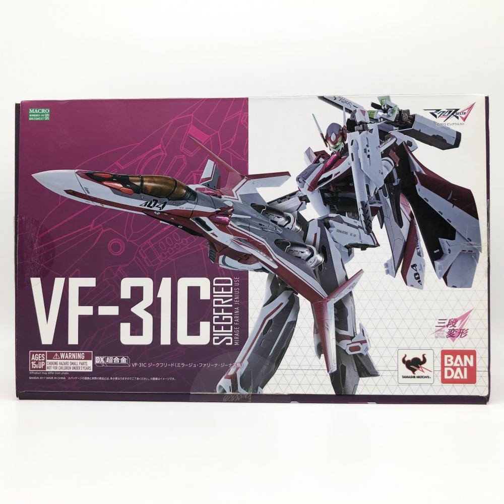 中古】開封 バンダイ マクロスΔ デルタ DX超合金 VF-31C ジーク