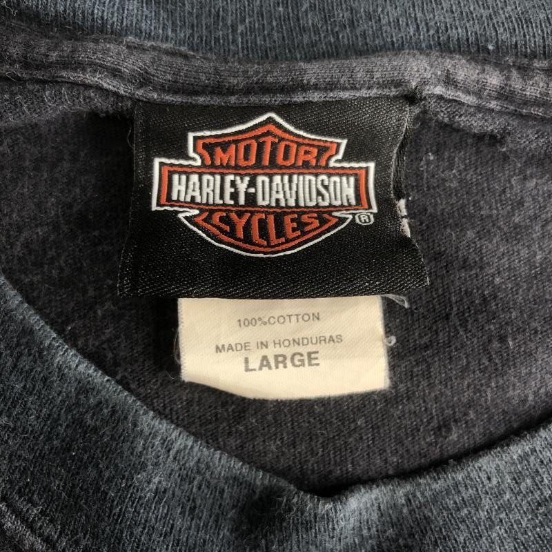 ����š�Harley Davidson Fat Boy �ץ���Tee T����� L �֥�å� �ϡ��졼���ӥåɥ����OȾ��Ź��
