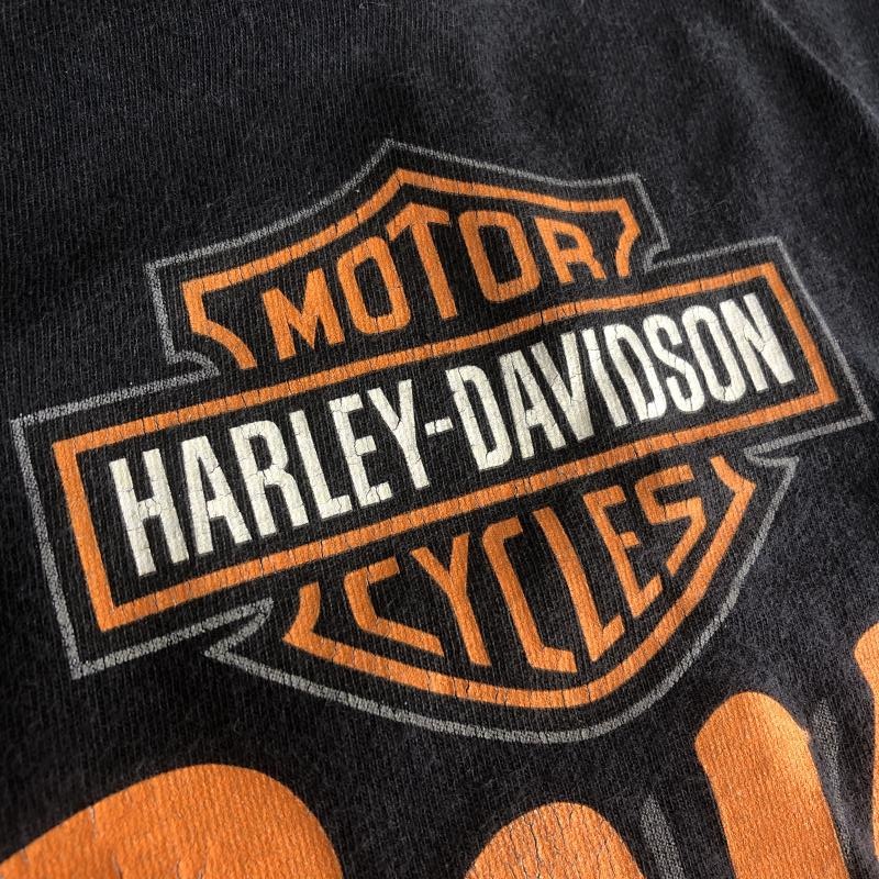 ����š�Harley Davidson Fat Boy �ץ���Tee T����� L �֥�å� �ϡ��졼���ӥåɥ����OȾ��Ź��