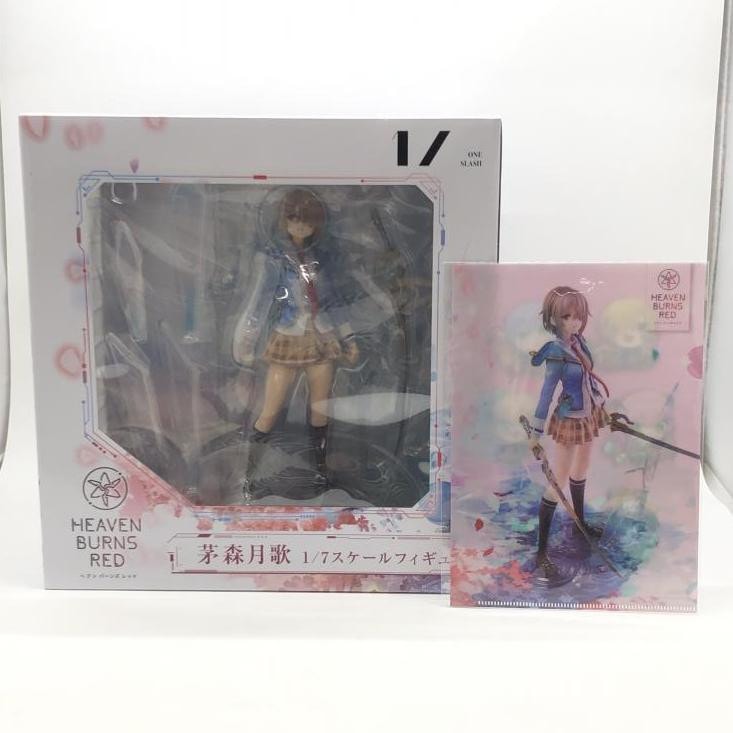 【未開封】ヘブンバーンズレッド 茅森月歌 1/7 スケールフィギュア【特典付] 未開封】ヘブンバーンズレッド 茅森月歌 1/7 スケールフィギュア