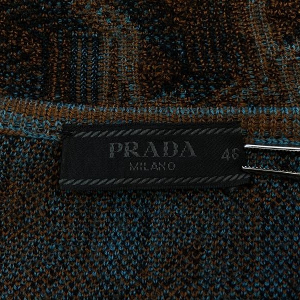 ����š�PRADA 21AW �����᥿��å� �����ȥ�ͥå��˥å� ������46 �ץ����O������