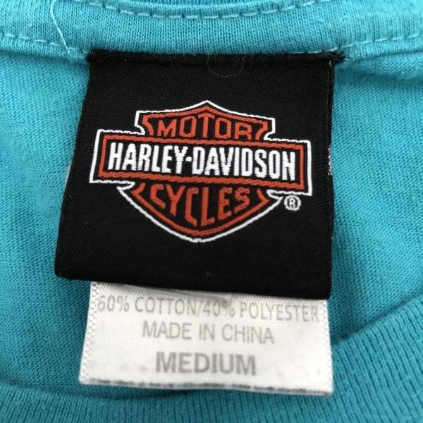 ����š�Harley Davidson �ץ���Tee M �֥롼 �ϡ��졼���ӥåɥ����OȾ��Ź��