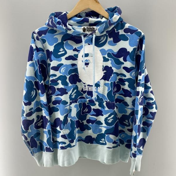 ����š�A BATHING APE ABC CAMO BY APE PULLOVER HOODIE �֥롼 S 001PPL801009M ���٥����󥰥����ס�O������
