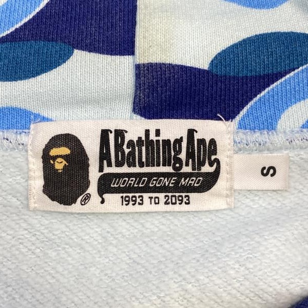 ����š�A BATHING APE ABC CAMO BY APE PULLOVER HOODIE �֥롼 S 001PPL801009M ���٥����󥰥����ס�O������