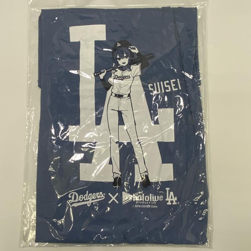 【アメリカ限定】兎田ぺこら ホロライブ ドジャース コラボ Tシャツ アメリカ限定】星街すいせい ホロライブ ドジャース コラボ T