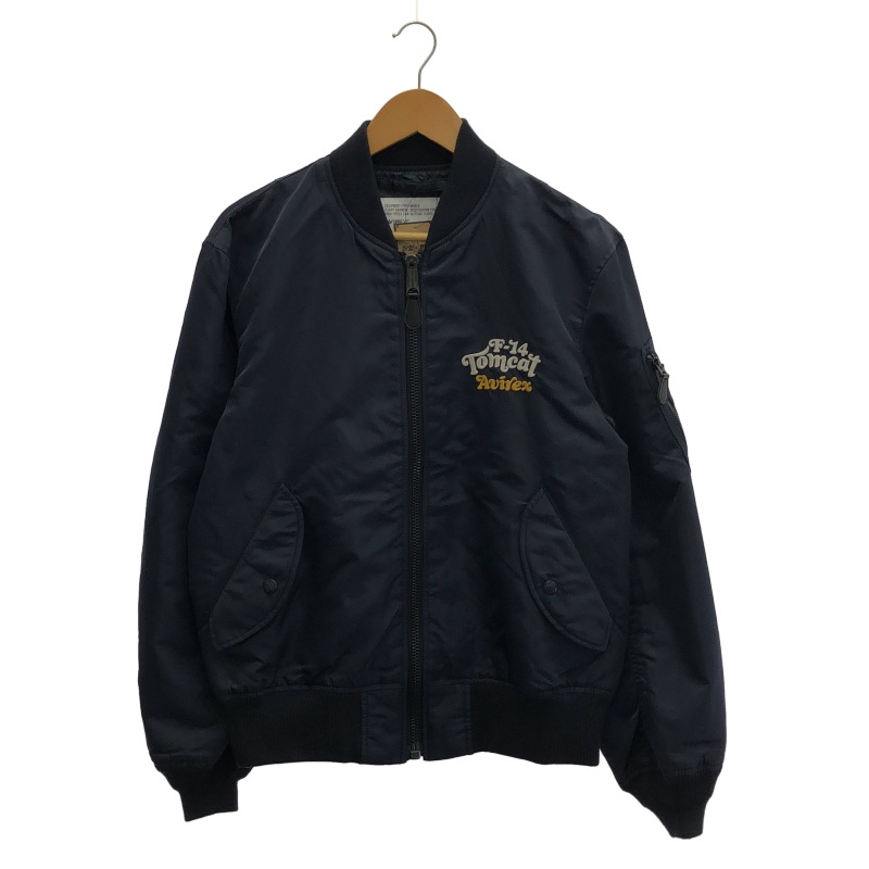 【中古】AVIREX TOMCAT MA-1 サイズL 783-4252020 ネイビー アヴィレックス[19][240019533907] 中古】AVIREX TOMCAT MA-1 サイズL 783-4252020 ネイビー