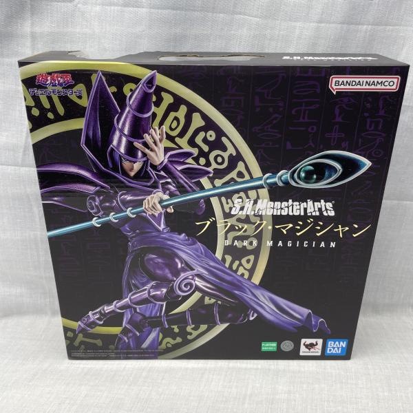 中古】未開)S.H.MonsterArts ブラック・マジシャン【O堀田