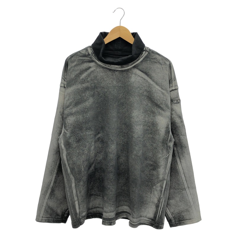 ����š�DIESEL D-Nlabelcol-S Track High neck��M ���졼 �ǥ��������O��Ω��