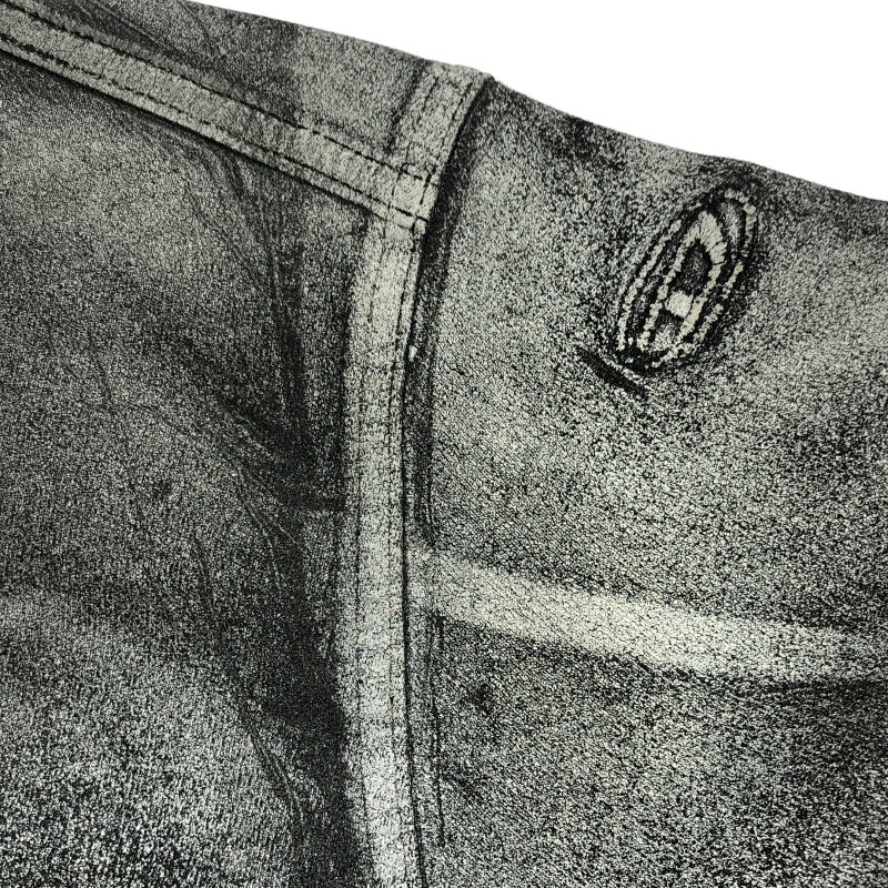 ����š�DIESEL D-Nlabelcol-S Track High neck��M ���졼 �ǥ��������O��Ω��