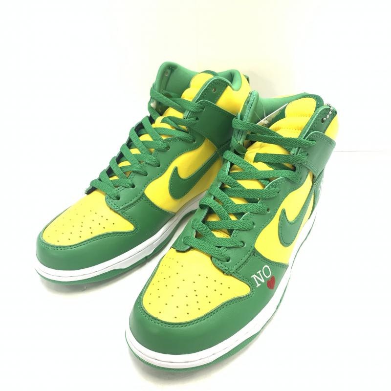 シュプリーム NIKE SB DUNK High By Any Means 緑 Supreme - SUPREME