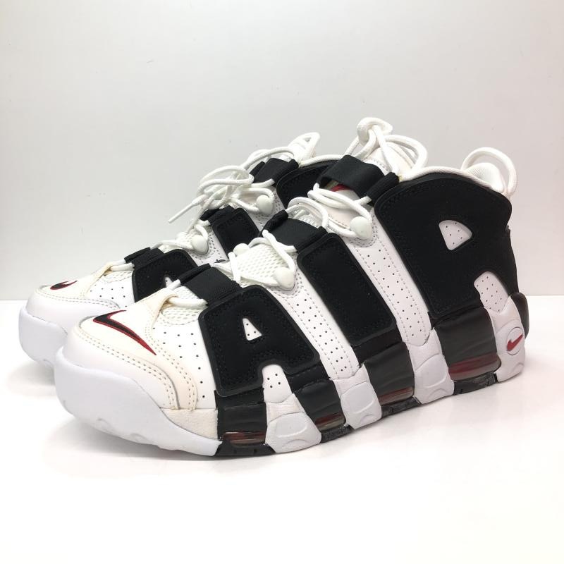šNIKE AIR MORE UPTEMPO WHITE/BLACK/UNIVERSITY RED 2020 28.5cm 414962-105 ʥ  ⥢åץƥݡOΩŹ