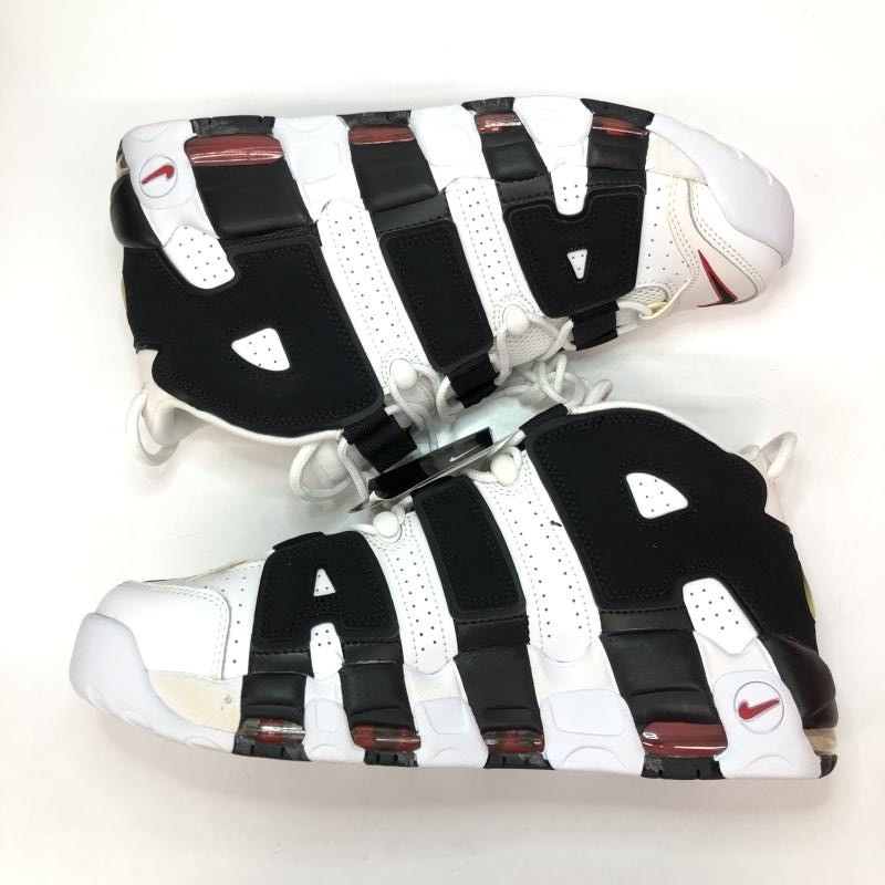 šNIKE AIR MORE UPTEMPO WHITE/BLACK/UNIVERSITY RED 2020 28.5cm 414962-105 ʥ  ⥢åץƥݡOΩŹ